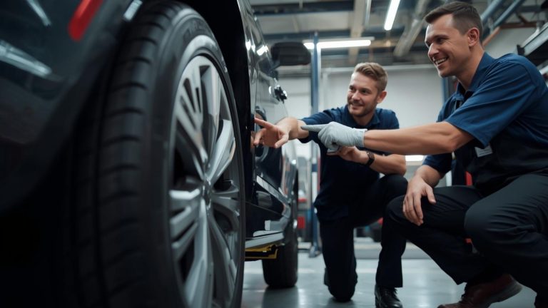 Tyre fitting in Irthlingborough with mobile service and delivery options available.