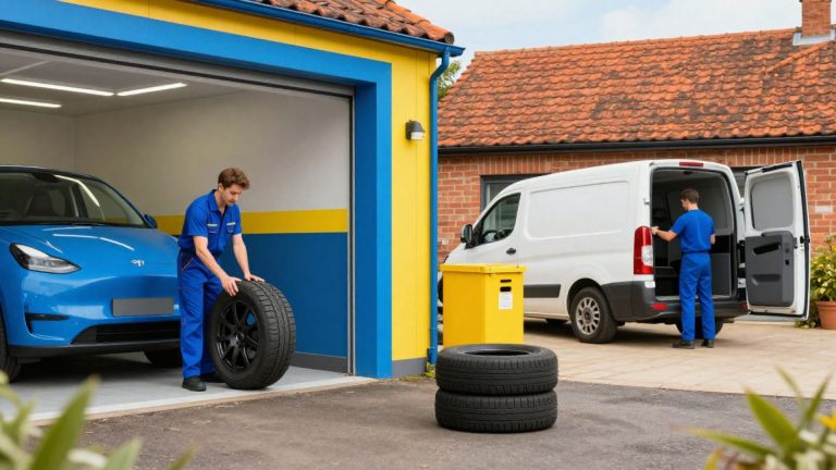 Tyre fitting in Thrapston with garage, mobile and delivery options available.