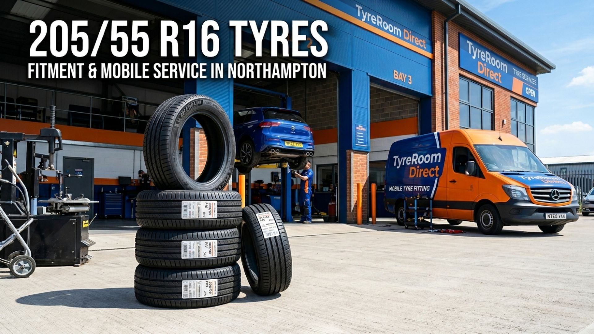 205/55 R16 Tyres in Northampton – Fitting or Delivery Options
