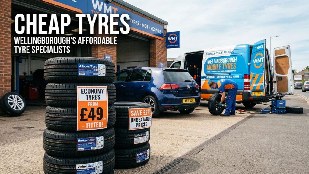 Cheap Tyres in Wellingborough – Affordable Tyre Fitting or Delivery